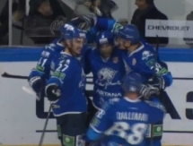 Видео шайб матча КХЛ «Барыс» — «Аванград» 1:3