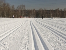 Астанчане опробовали первую лыжню после снегопада