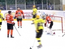 Видеообзор матча ВХЛ «Ермак» — «Сарыарка» 1:3