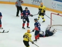 Видео матча ВХЛ «Сокол» — «Сарыарка» 2:3 Б