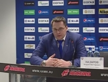 Видео послематчевой пресс-конференции игры КХЛ «Авангард» — «Барыс» 2:1 Б