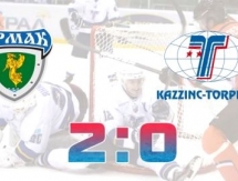 Видеообзор матча ВХЛ «Ермак» — «Казцинк-Торпедо» 2:0
