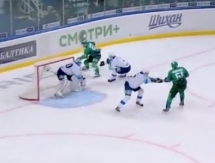 Гол в ворота «Барыса» вошел в десятку лучших шайб недели КХЛ
