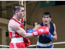 Фоторепортаж с полуфинальных боев чемпионата Казахстана по боксу 