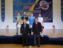 Фоторепортаж с финальных боев чемпионата Казахстана по боксу