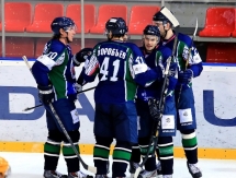 Фоторепортаж с матча ВХЛ «Кубань» — «Сарыарка» 1:3