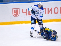 Фоторепортаж с матча КХЛ «Атлант» — «Барыс» 3:4