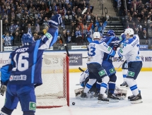 Фоторепортаж с матча КХЛ «Динамо» Минск — «Барыс 5:2