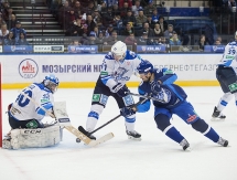 Фоторепортаж с матча КХЛ «Динамо» Минск — «Барыс 5:2