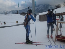 Один день из жизни спортсменов на Кубке Казахстана по биатлону и лыжным гонкам