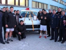 Команда УВД Павлодара получила автомобиль за победу в спортивном турнире