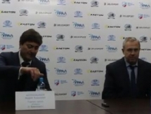 Видео послематчевой пресс-конференции игры ВХЛ «Казцинк-Торпедо» — «Сокол» 3:2 ОТ