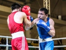 Фоторепортаж с полуфинальных боев чемпионата Казахстана по боксу 