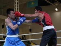Фоторепортаж с финальных боев чемпионата Казахстана по боксу