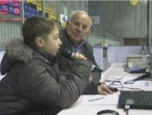 В ледовом дворце Усть-Каменогорска появился юный комментатор