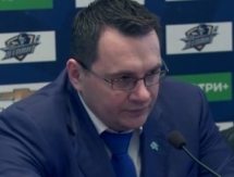 Видео послематчевой пресс-конференции игры КХЛ «Атлант» — «Барыс» 3:4