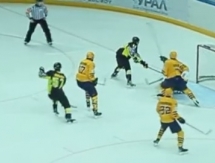 Видеообзор матча ВХЛ «Сарыарка» — «Дизель» 5:2 