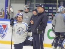 Фоторепортаж с тренировки «Барыса»