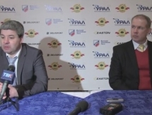 Видео послематчевой пресс-конференции игры ВХЛ «Липецк» — «Сарыарка» 3:1