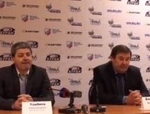 Видео послематчевой пресс-конференции игры ВХЛ «Буран» — «Сарыарка» 1:4