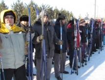 Лыжный забег в Астане организовали военнослужащие