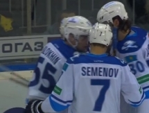 Видео шайб матча КХЛ «Авангард» — «Барыс» 3:1