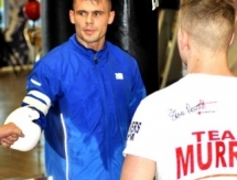 Фото с подготовки Мартина Мюррея к бою с Геннадием Головкиным