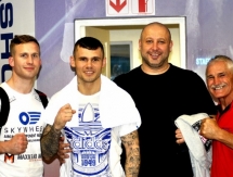 Фото с подготовки Мартина Мюррея к бою с Геннадием Головкиным