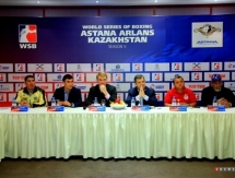 Фоторепортаж с церемонии взвешивания матча WSB «Astana Arlans» — «Caciques de Venezuela»