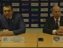 Видео послематчевой пресс-конференции игры КХЛ «Барыс» — «Металлург» Мг 2:3