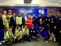 Фоторепортаж с церемонии взвешивания матча WSB «Astana Arlans» — «Caciques de Venezuela»