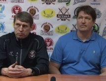 Видео послематчевой пресс-конференции игр чемпионата РК «Арлан» — «Астана» 10:2, 5:4