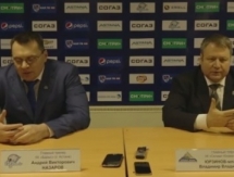 Видео послематчевой пресс-конференции игры КХЛ «Барыс» — «Салават Юлаев» 3:2 