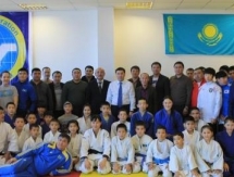 В Актау открылся новый зал дзюдо