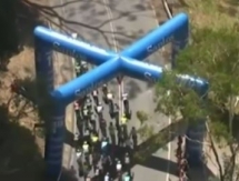 Видео финиша второго этапа «Тура Даун Андер» с участием гонщиков «Астаны»