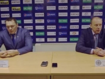 Видео послематчевой пресс-конференции игры КХЛ «Барыс» — «Сибирь» 3:2