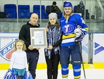 Александр Шин стал лучшим игроком «Казцинк-Торпедо» в январе