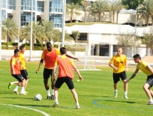 Фоторепортаж с тренировки «Кайрата» в Абу-Даби