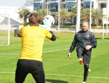 Фоторепортаж с тренировки «Кайрата» в Абу-Даби