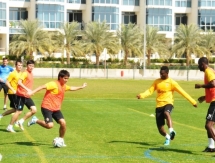 Фоторепортаж с тренировки «Кайрата» в Абу-Даби