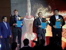 Фоторепортаж с награждения  лучших спортсменов 2014 года в Астане