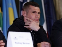 Фоторепортаж с пресс-конференции боя Головкин — Мюррей