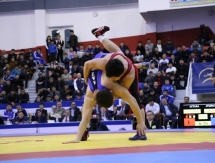 Фоторепортаж с чемпионата Казахстана по борьбе