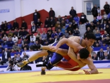 Фоторепортаж с чемпионата Казахстана по борьбе