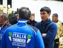 Фоторепортаж с церемонии взвешивания матча WSB «Astana Arlans» — «Italia Thunder»