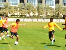 Фоторепортаж с тренировки «Кайрата» в Абу-Даби