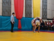 В СКО выбирают лучших борцов по казакша курес