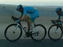 Видео финиша первого этапа «Тура Катара» с участием гонщиков «Астаны»