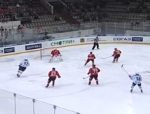 Видеообзор матча КХЛ «Металлург» Новокузнецк — «Барыс» 3:2 Б