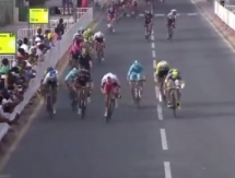 Видео финиша четвертого этапа «Тура Катара» с участием гонщиков «Астаны»